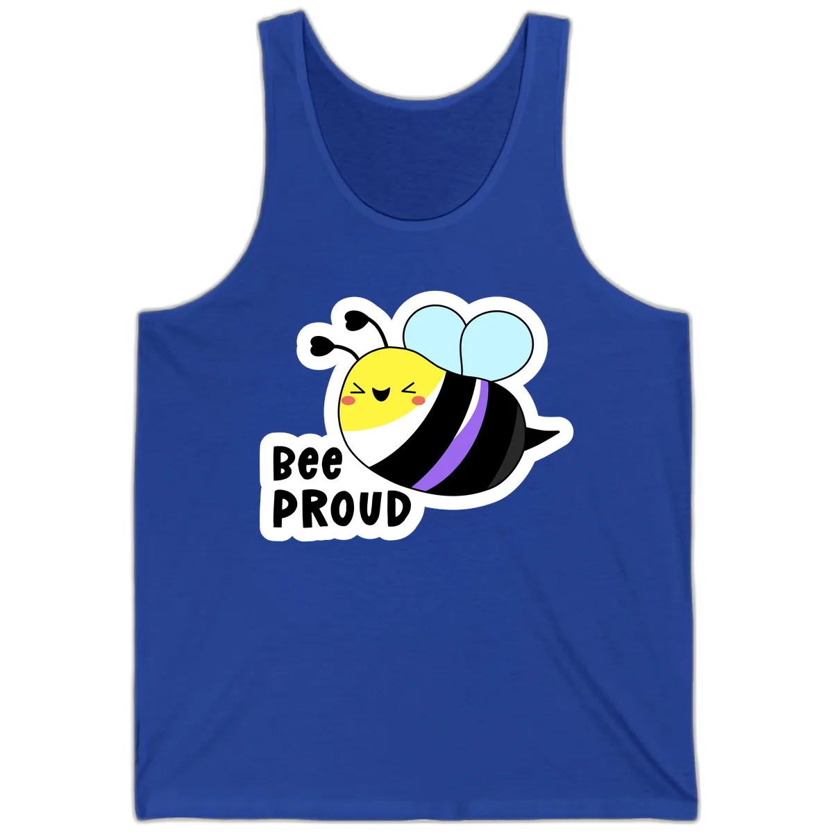 Bee Proud Tank in True Royal