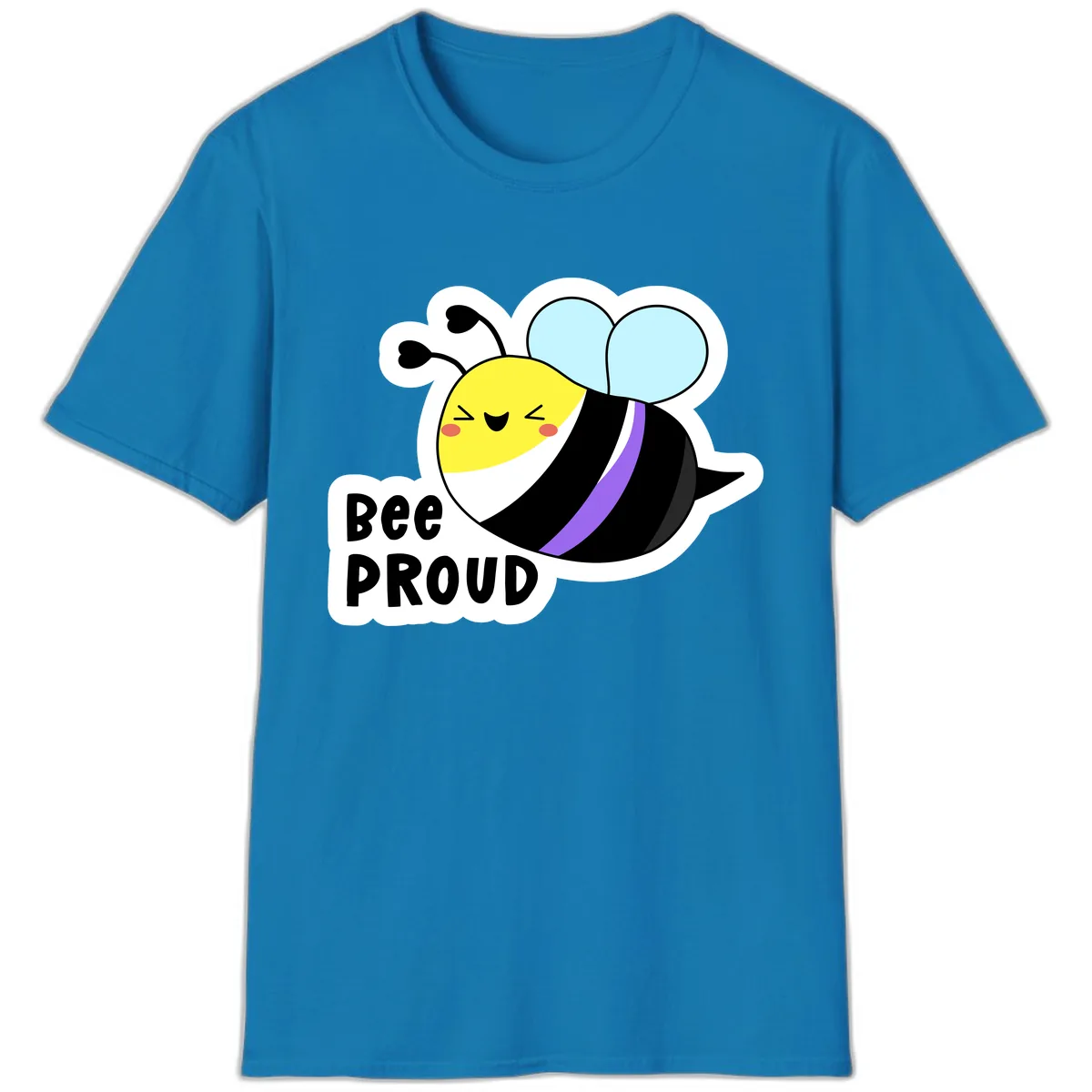 Bee Proud T-Shirt in Sapphire