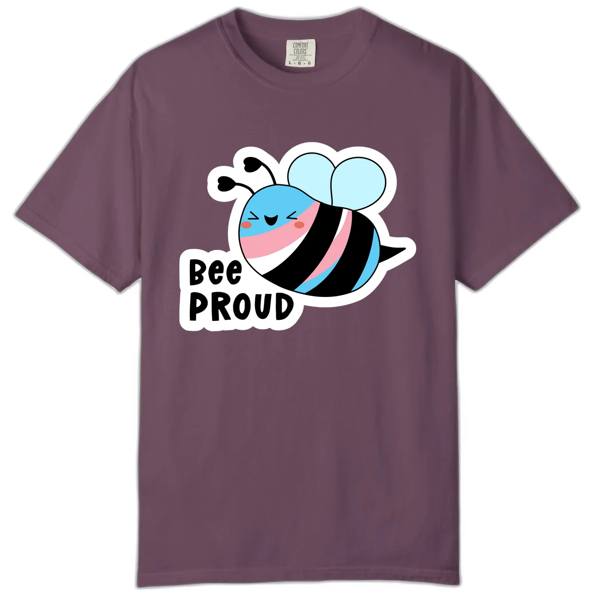 Bee Proud Comfort Color in Berry
