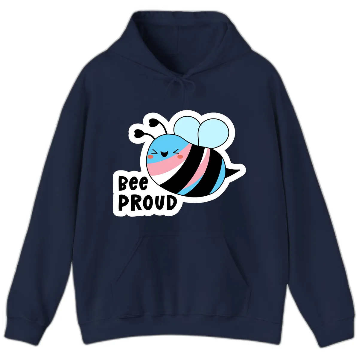 Bee Proud Hoodie in Navy