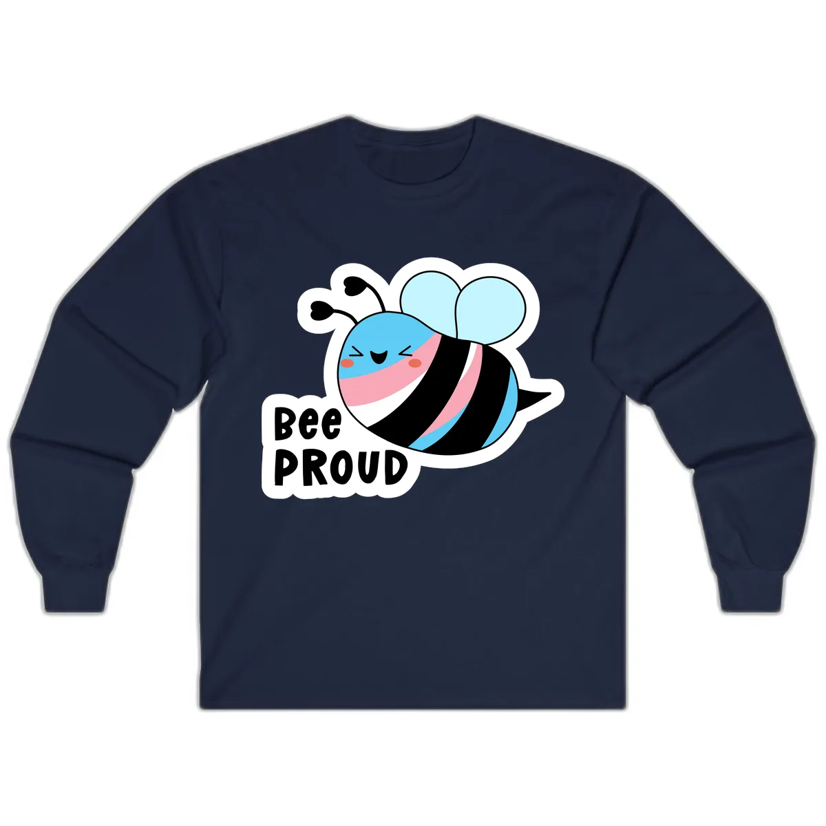 Bee Proud Long Sleeve in Navy