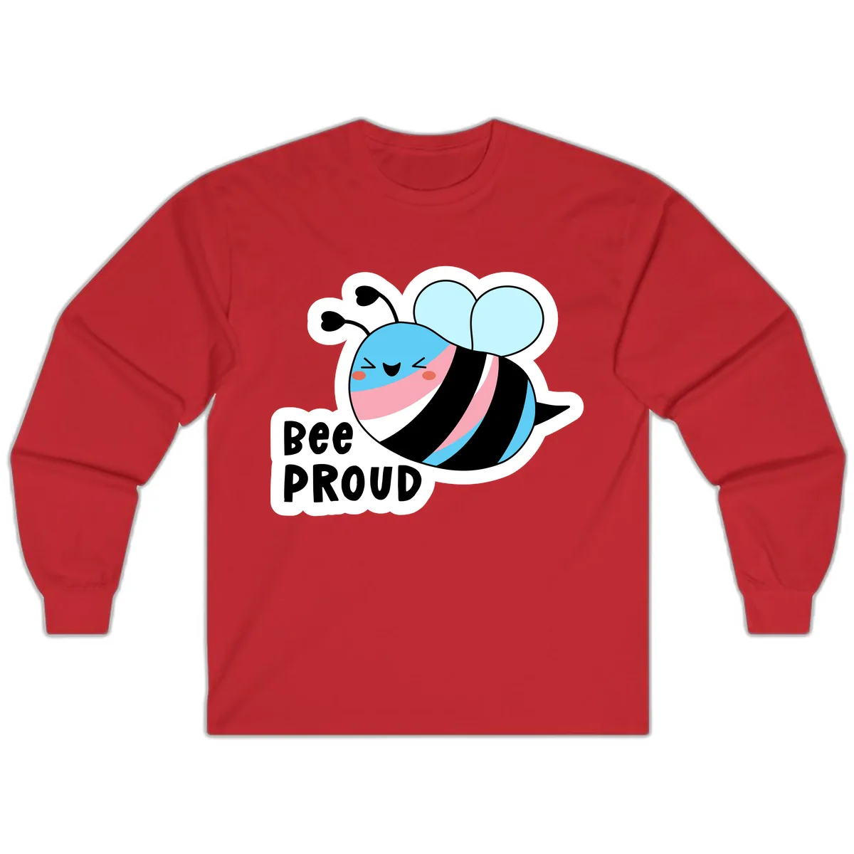 Bee Proud Long Sleeve in Red