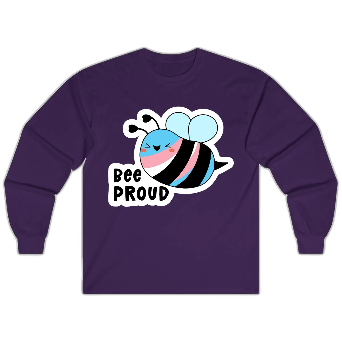 Bee Proud Long Sleeve in Purple