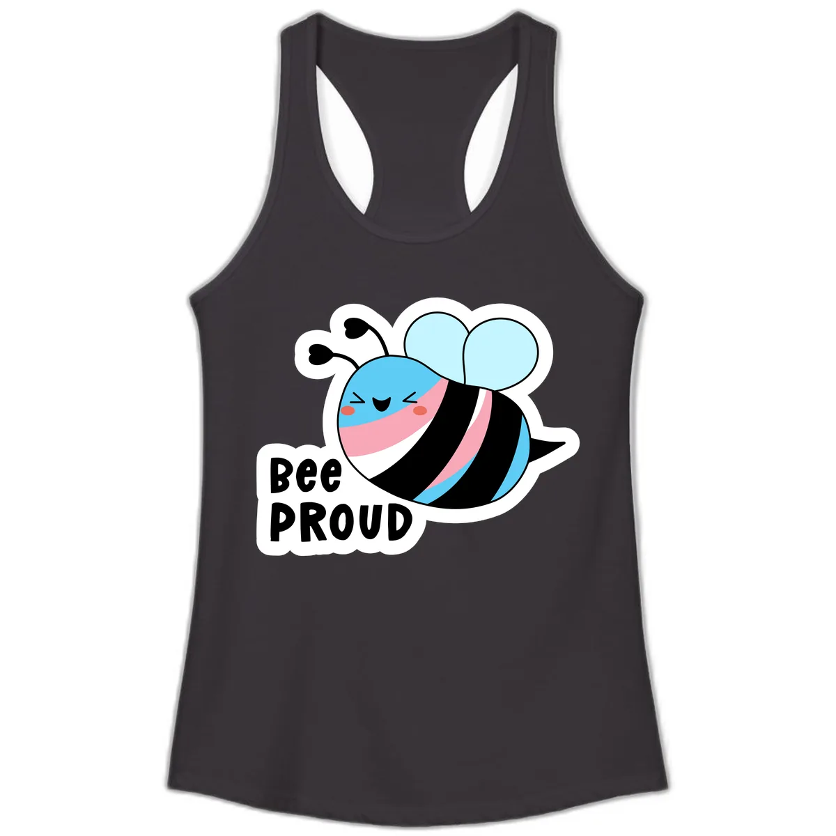 Bee Proud Ladies Tank in Black