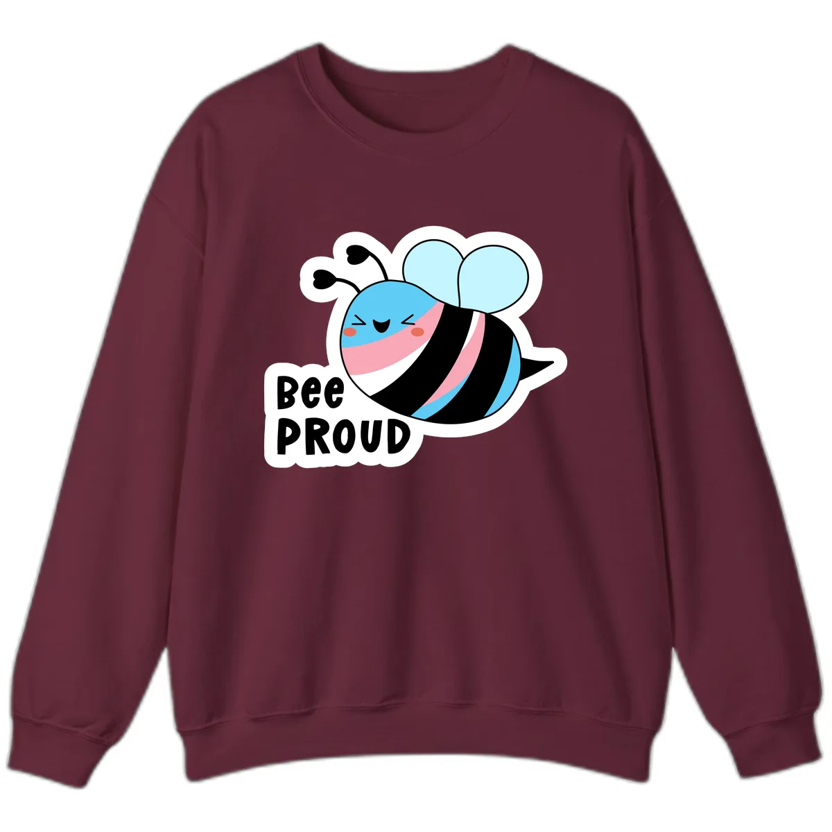 Bee Proud Sweatshirt in Maroon