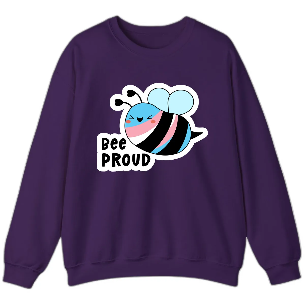 Bee Proud Sweatshirt in Purple