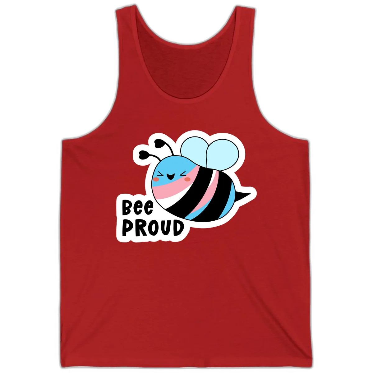 Bee Proud Tank in Red
