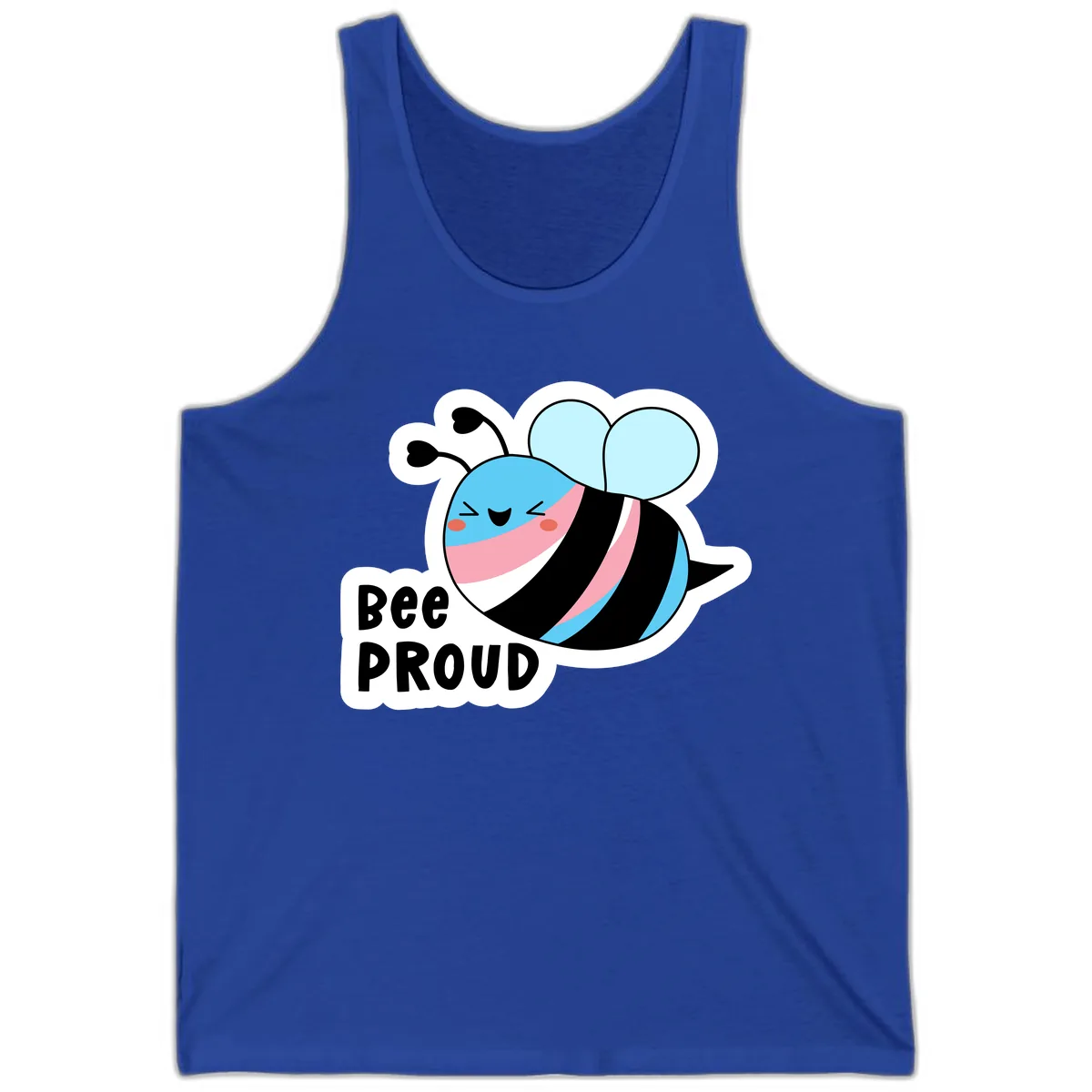 Bee Proud Tank in True Royal