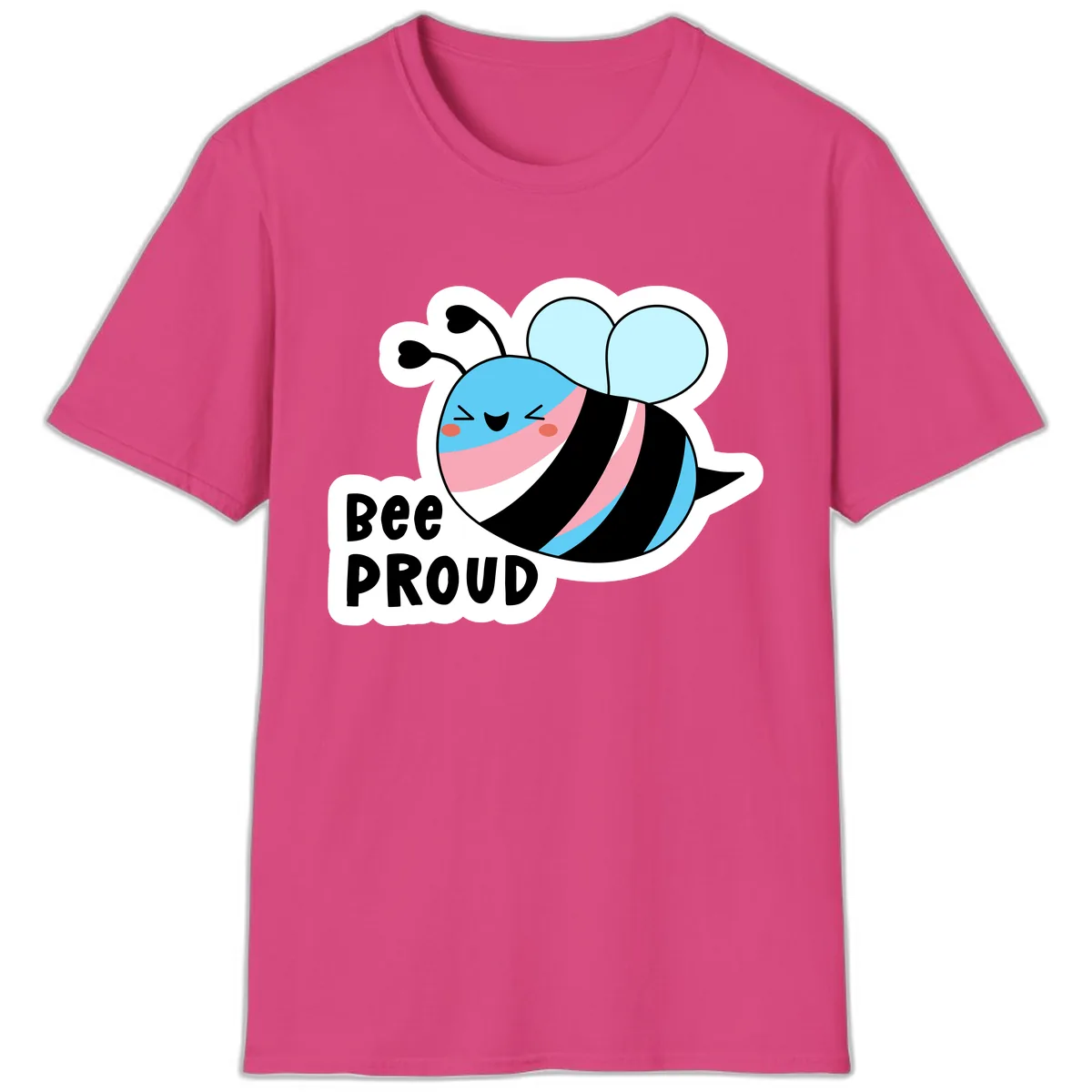 Bee Proud T-Shirt in Heliconia