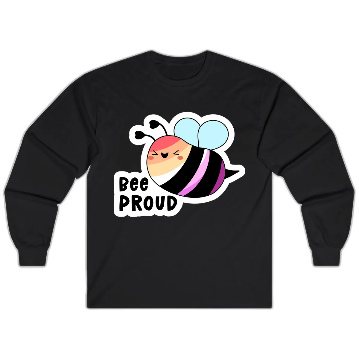 Bee Proud Long Sleeve in Black