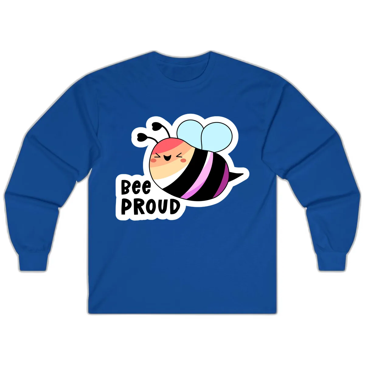Bee Proud Long Sleeve in Royal