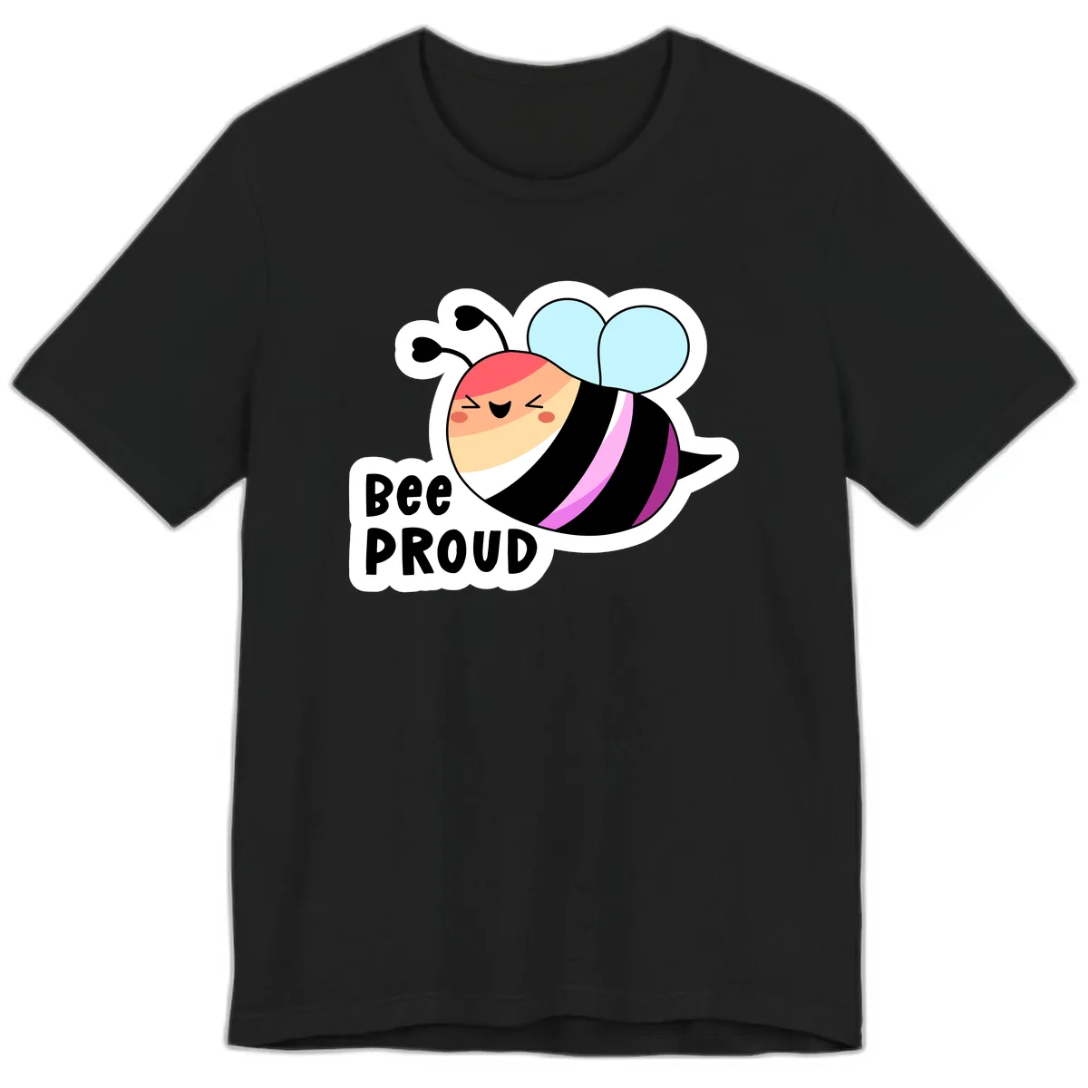 Bee Proud Premium T-Shirt in Black