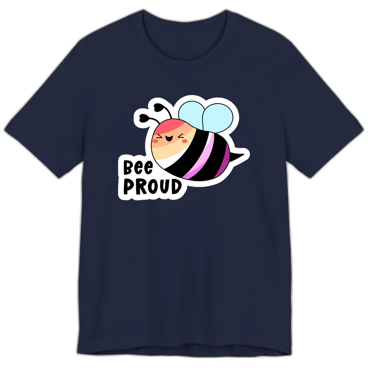 Bee Proud Premium T-Shirt in Navy