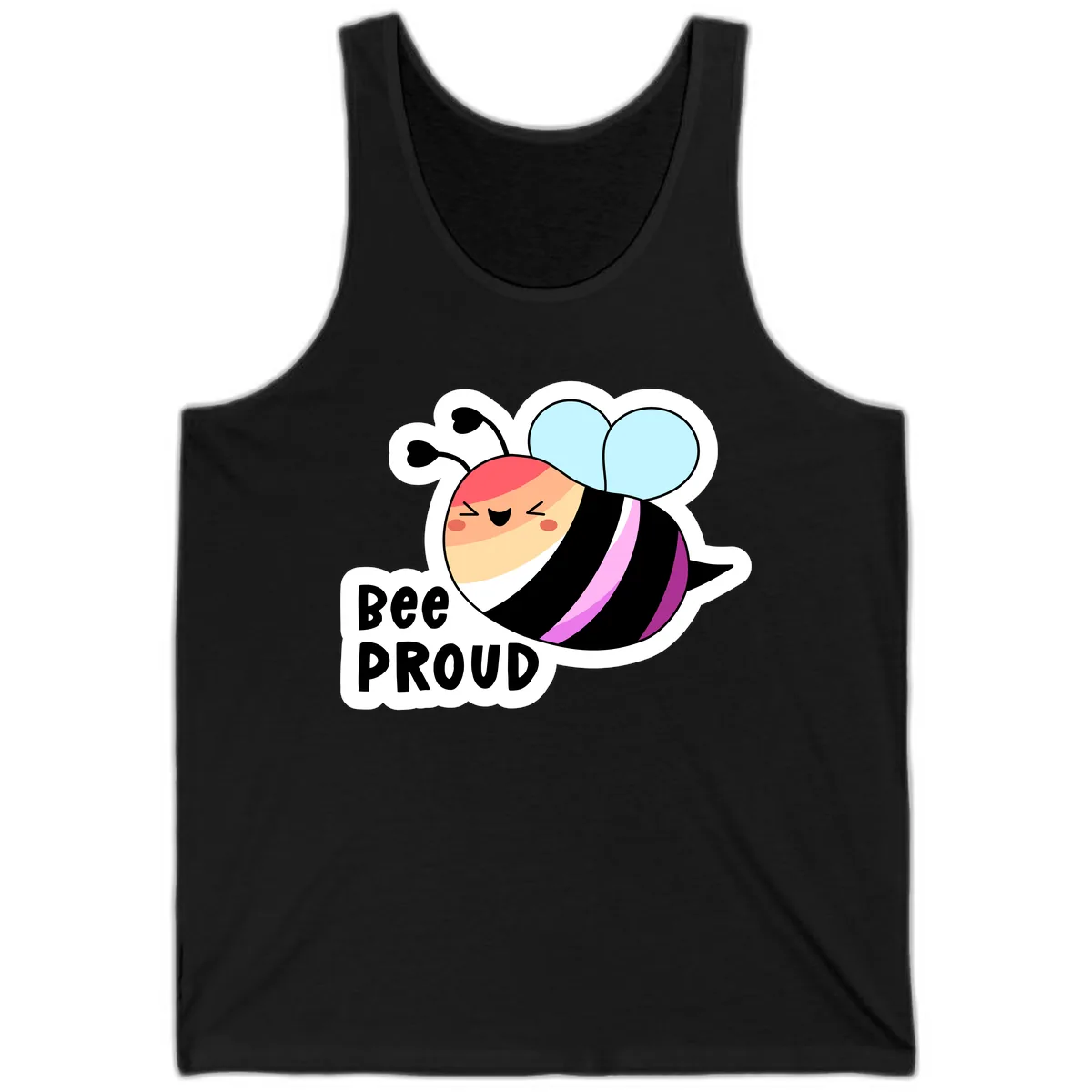 Bee Proud Tank in Black