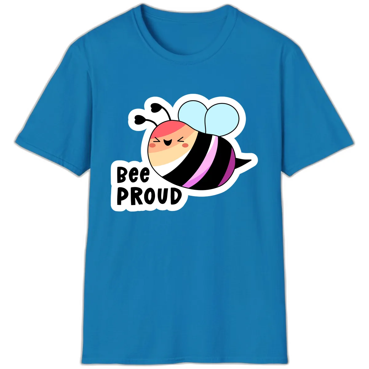 Bee Proud T-Shirt in Sapphire