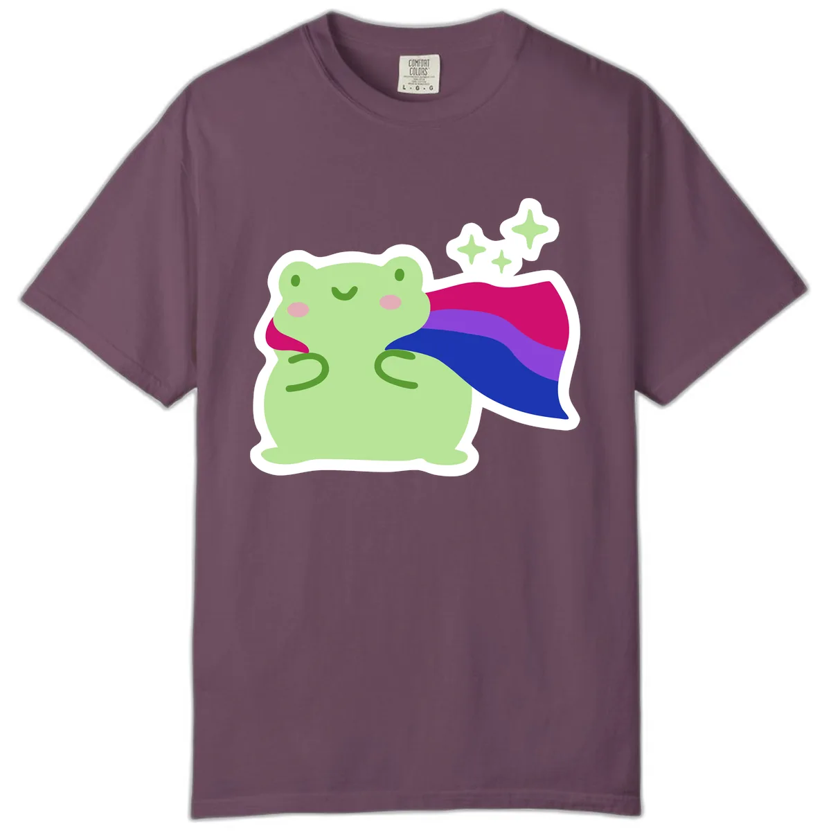 Super Frog Pride Cape Comfort Color in Berry