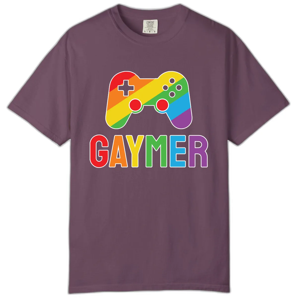 Rainbow Gamer Pride Controller Comfort Color in Berry