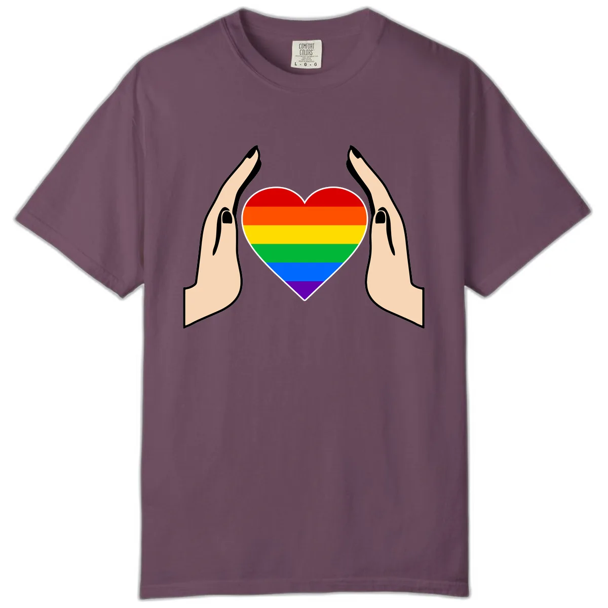 Protective Pride Heart Support Comfort Color in Berry