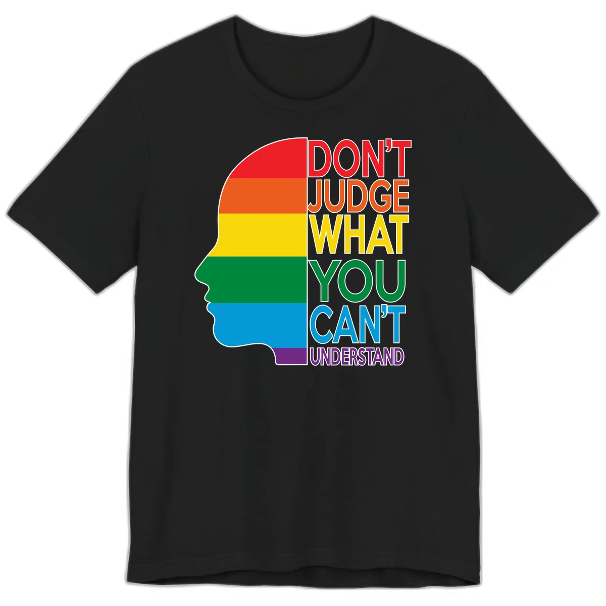 Don't Judge What You Can't Understand Premium T-Shirt in Black