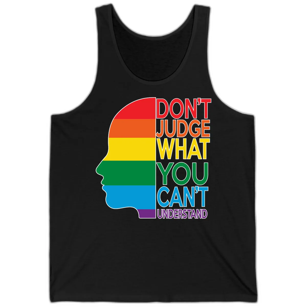 Don't Judge What You Can't Understand Tank in Black