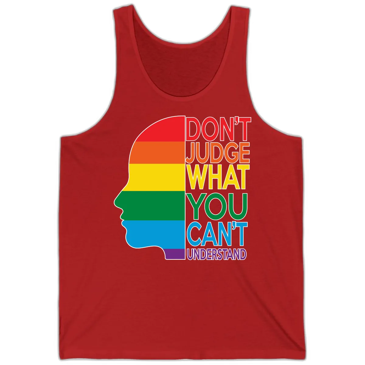 Don't Judge What You Can't Understand Tank in Red