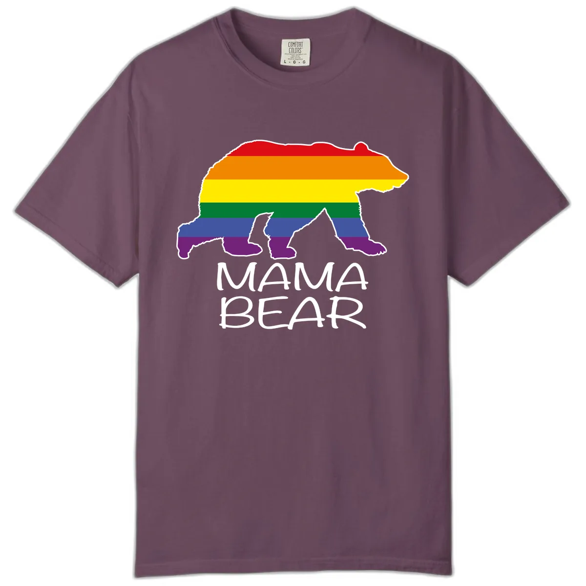 Mama Bear Pride Comfort Color in Berry