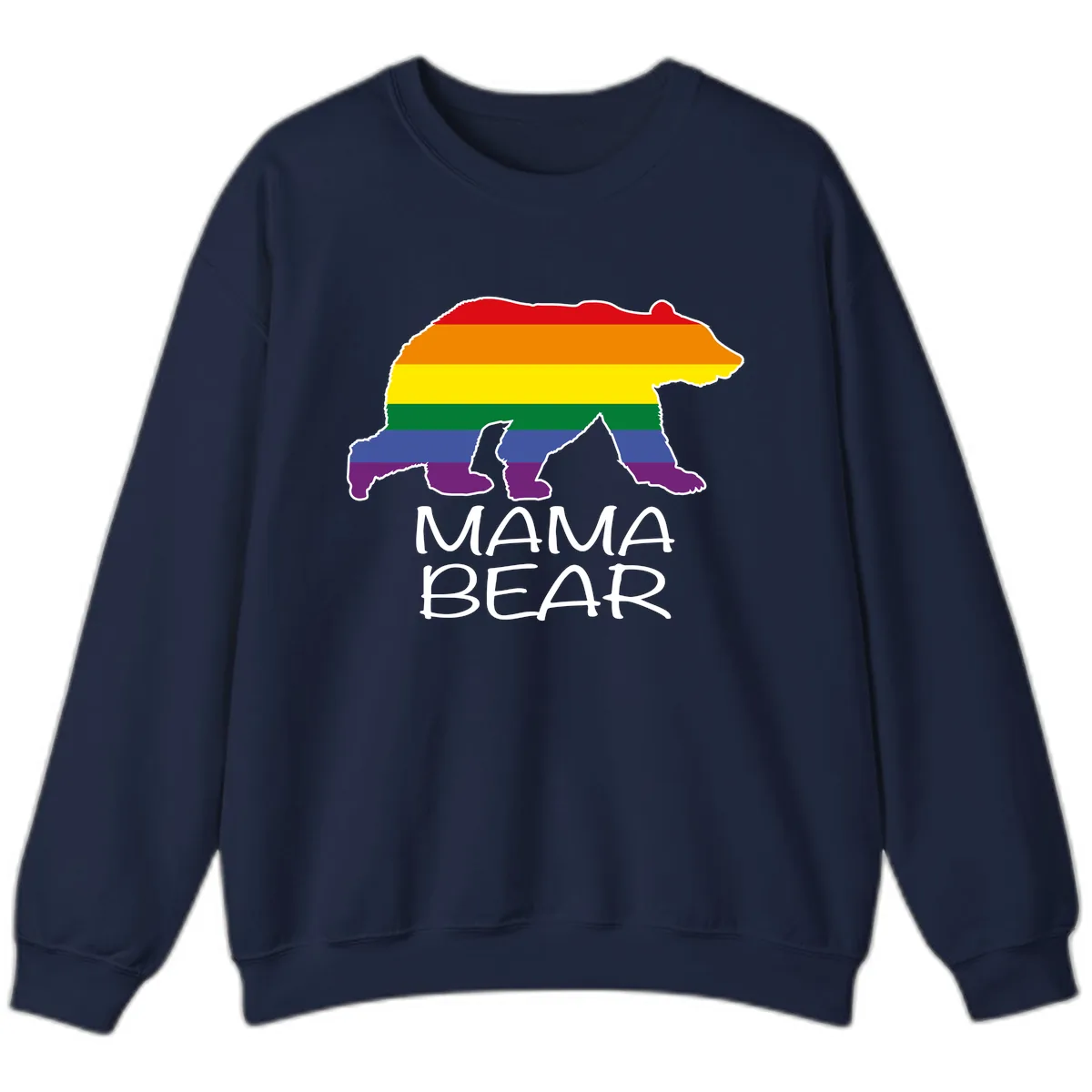 Mama Bear Pride Sweatshirt in Navy