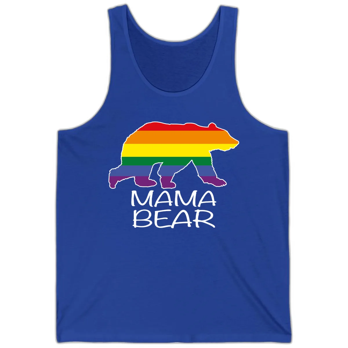 Mama Bear Pride Tank in True Royal