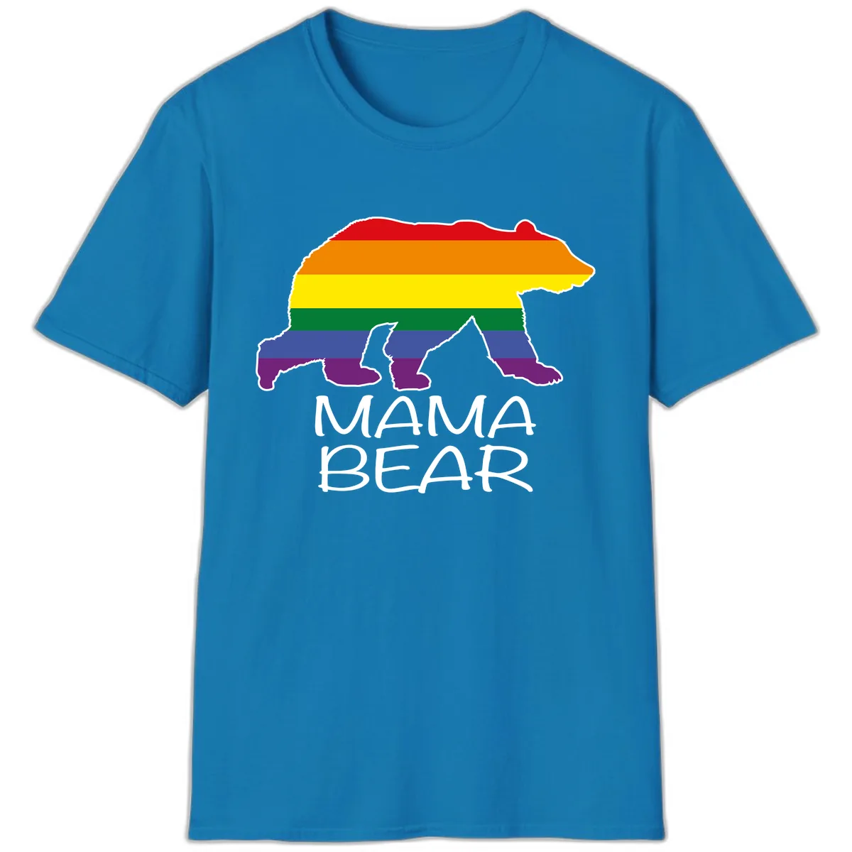 Mama Bear Pride T-Shirt in Sapphire