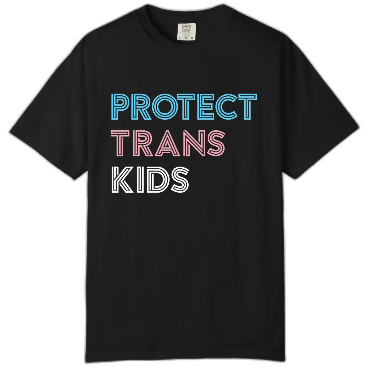 Protect Trans Kids Comfort Color in Black