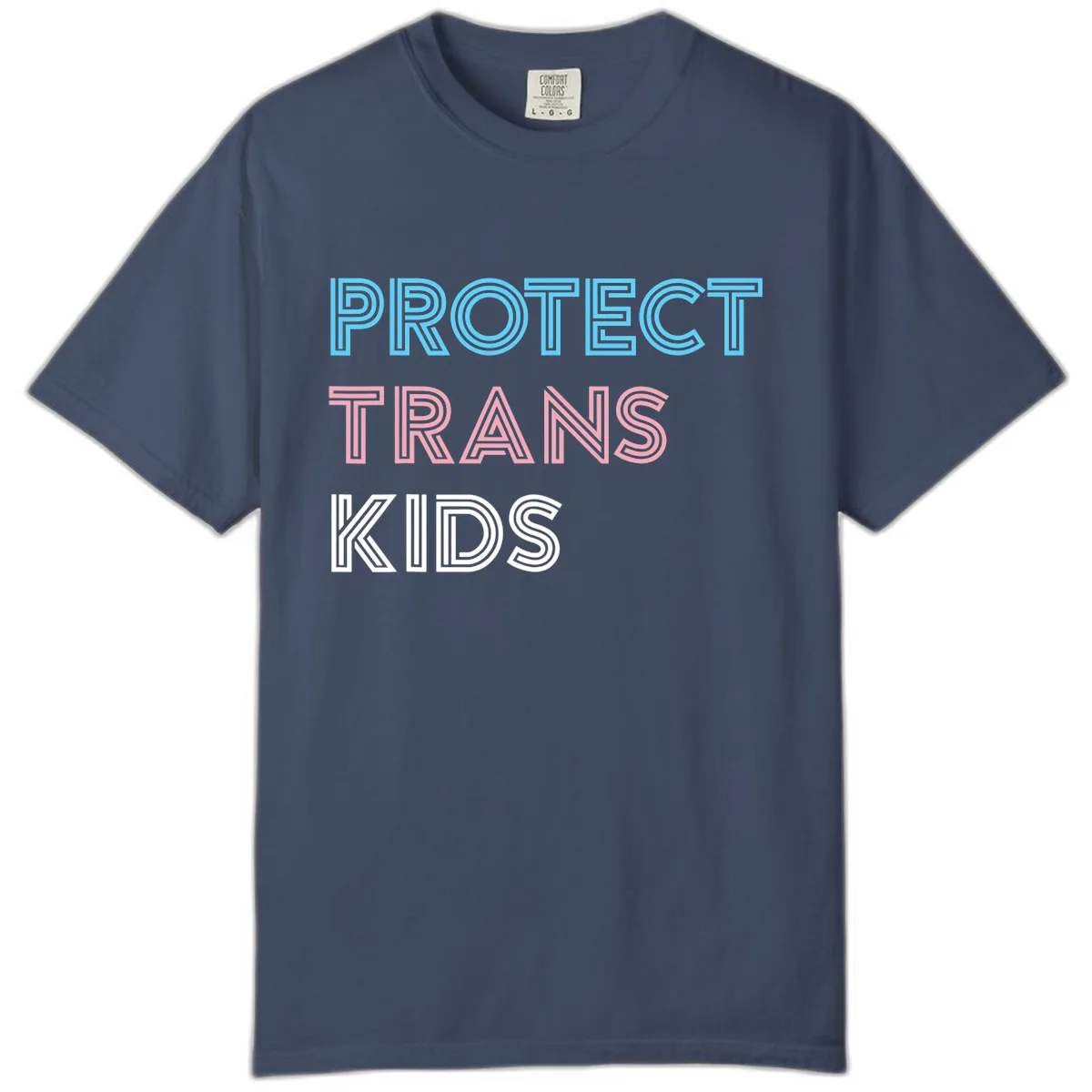 Protect Trans Kids Comfort Color in Midnight