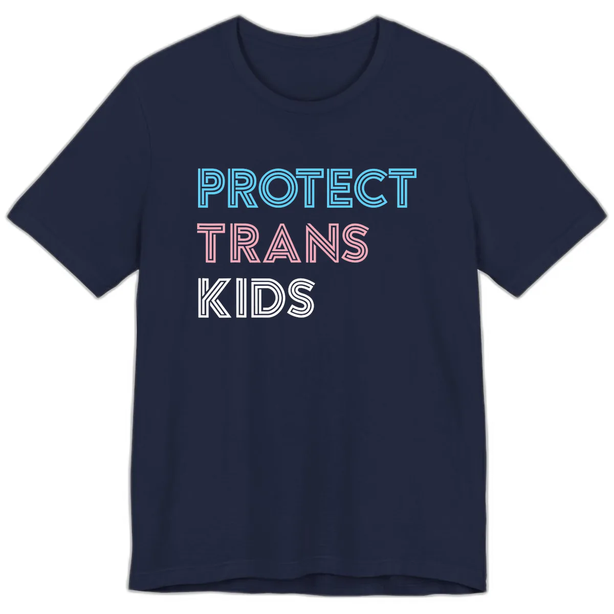 Protect Trans Kids Premium T-Shirt in Navy