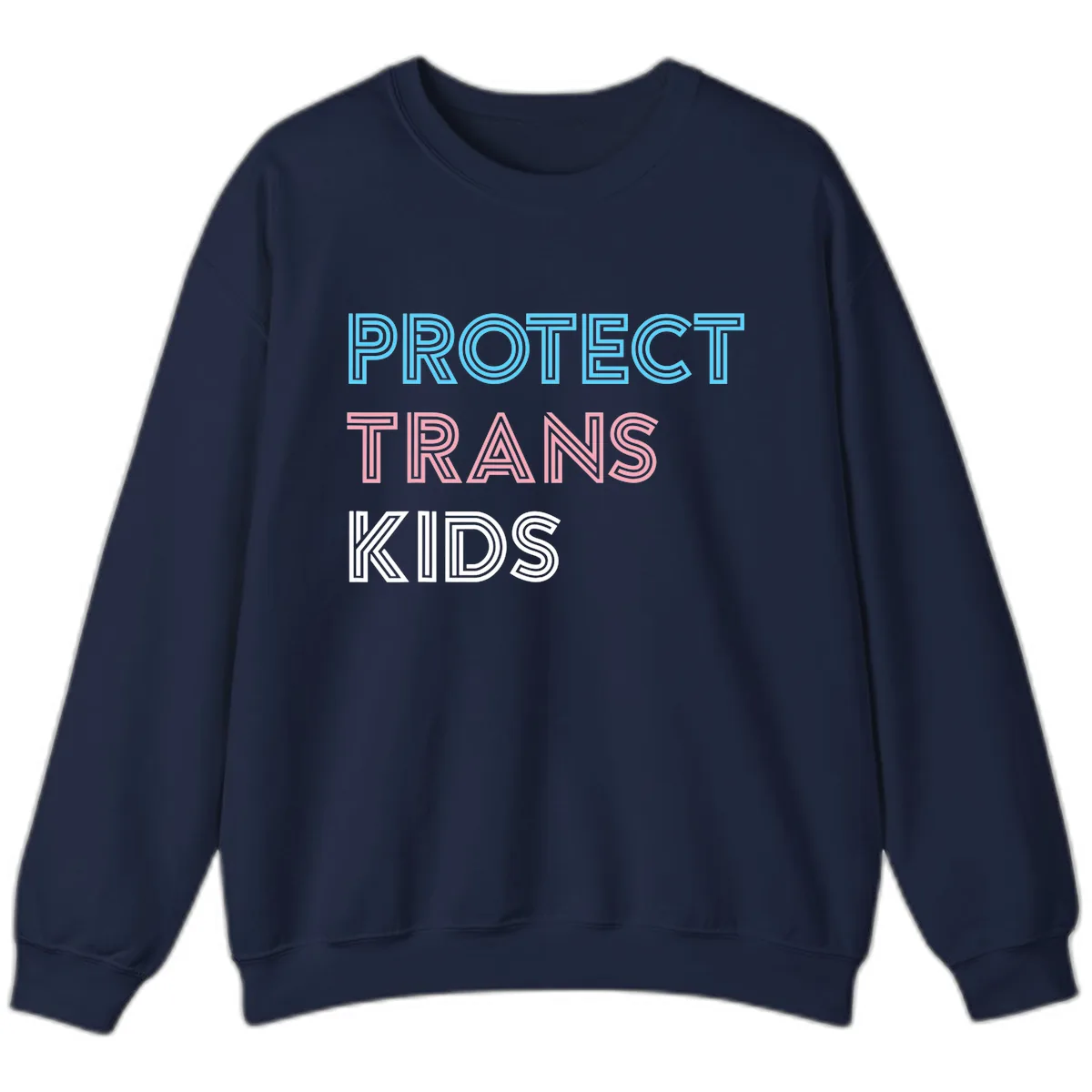 Protect Trans Kids Sweatshirt in Navy