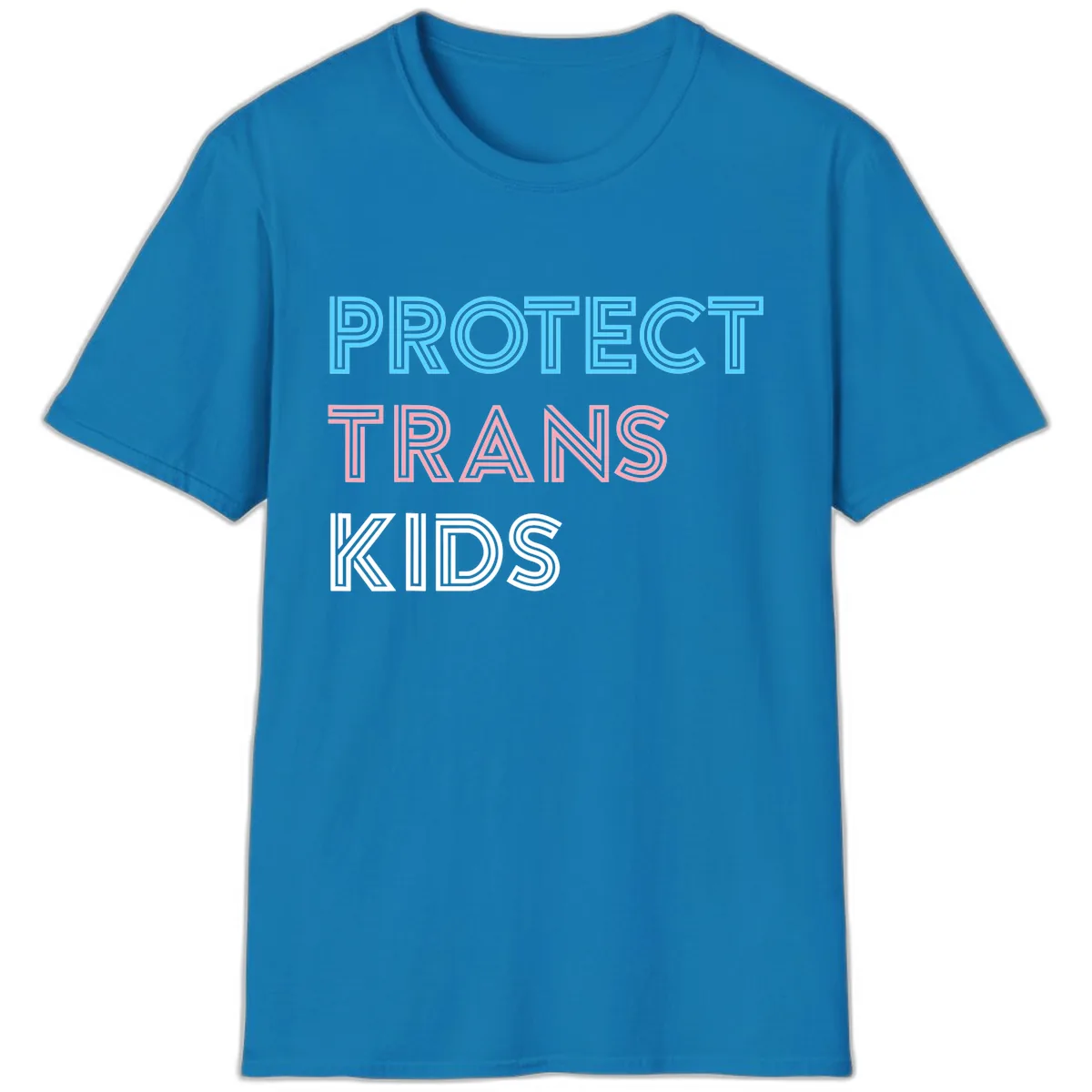 Protect Trans Kids T-Shirt in Sapphire