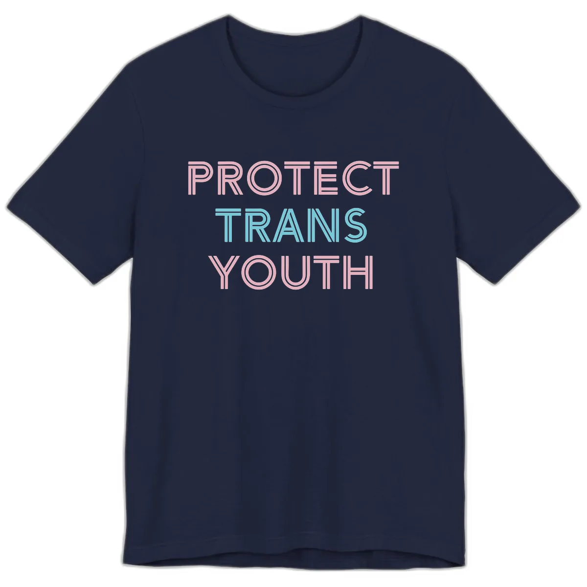 Protect Trans Youth Premium T-Shirt in Navy