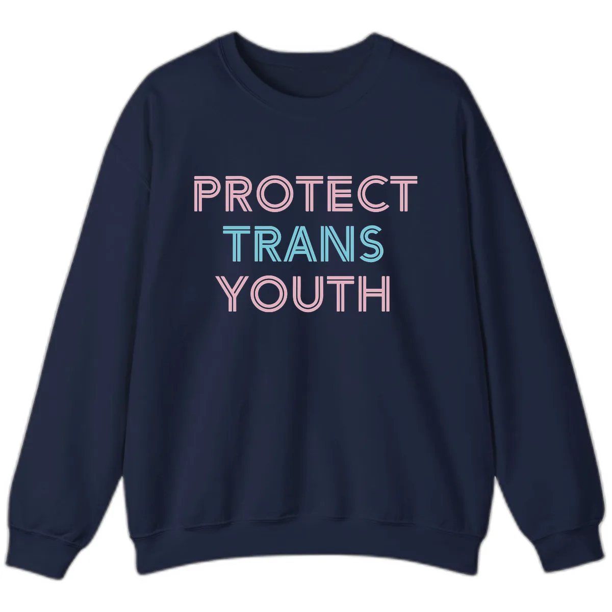 Protect Trans Youth Sweatshirt in Navy