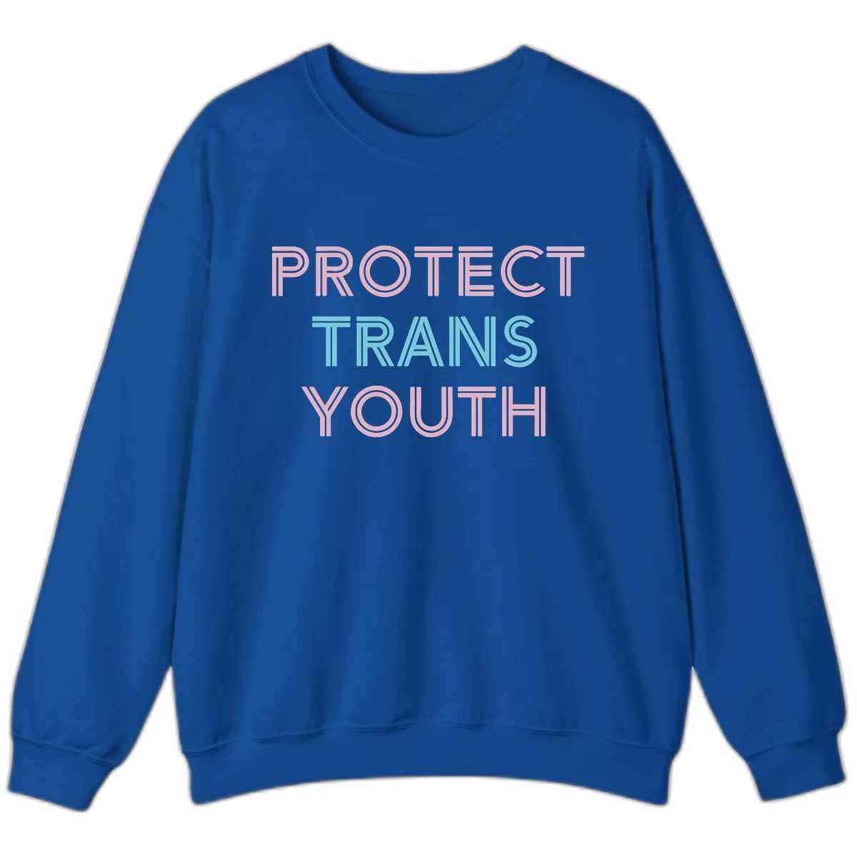 Protect Trans Youth Sweatshirt in Royal