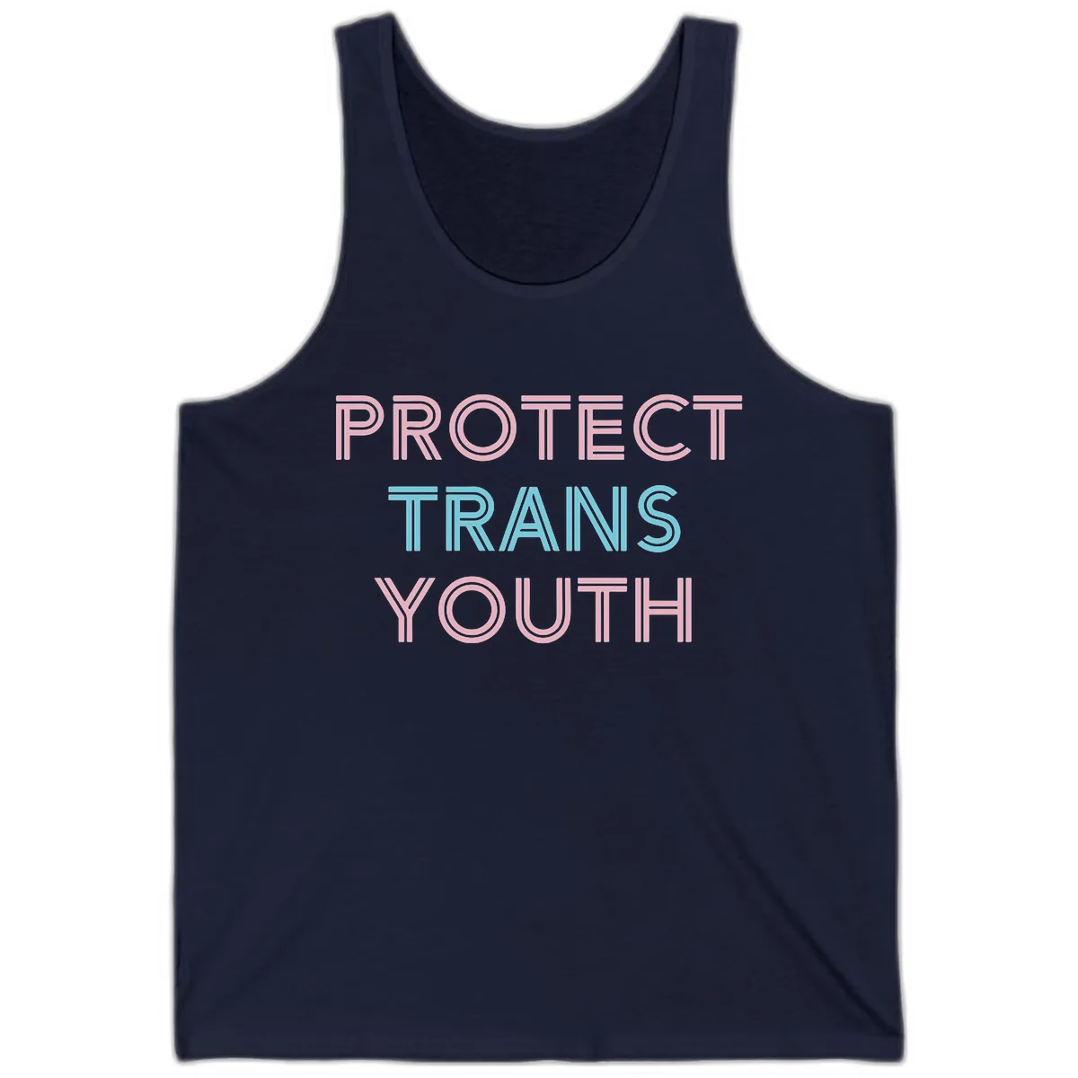 Protect Trans Youth Tank in Navy