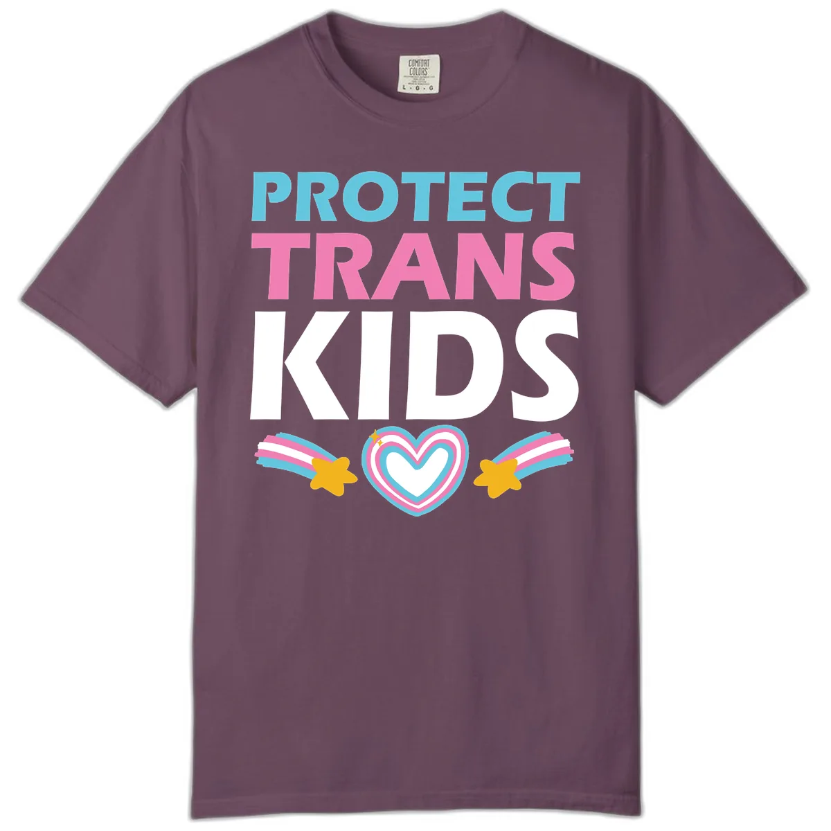 Protect Trans Kids Comfort Color in Berry