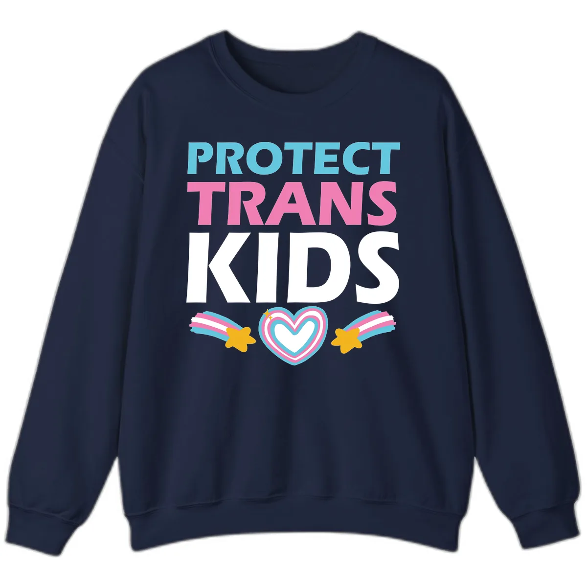 Protect Trans Kids Sweatshirt in Navy