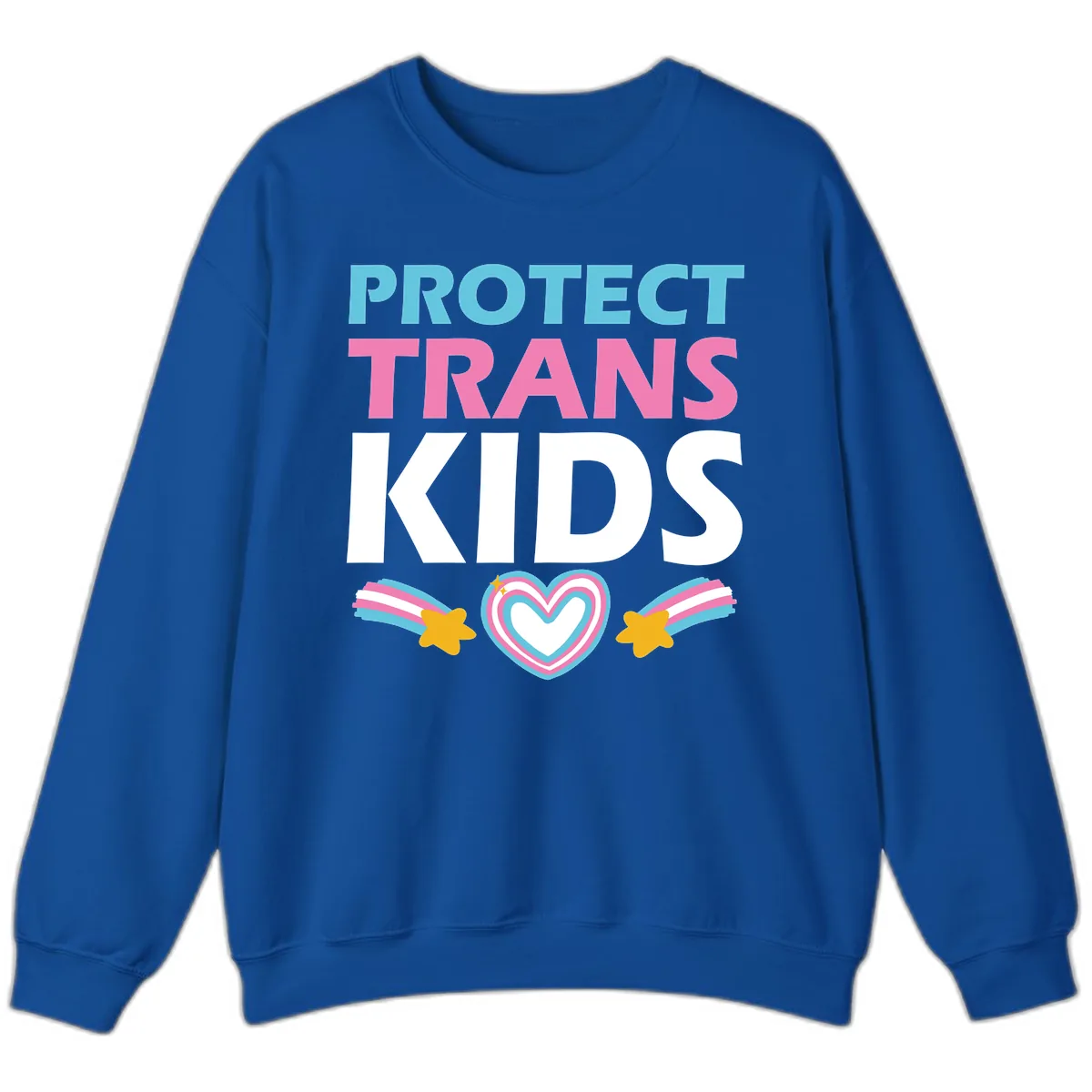 Protect Trans Kids Sweatshirt in Royal
