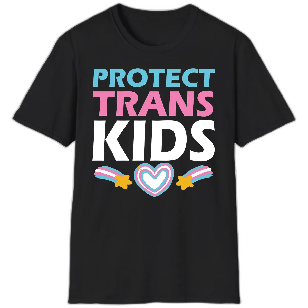 Protect Trans Kids T-Shirt in Black