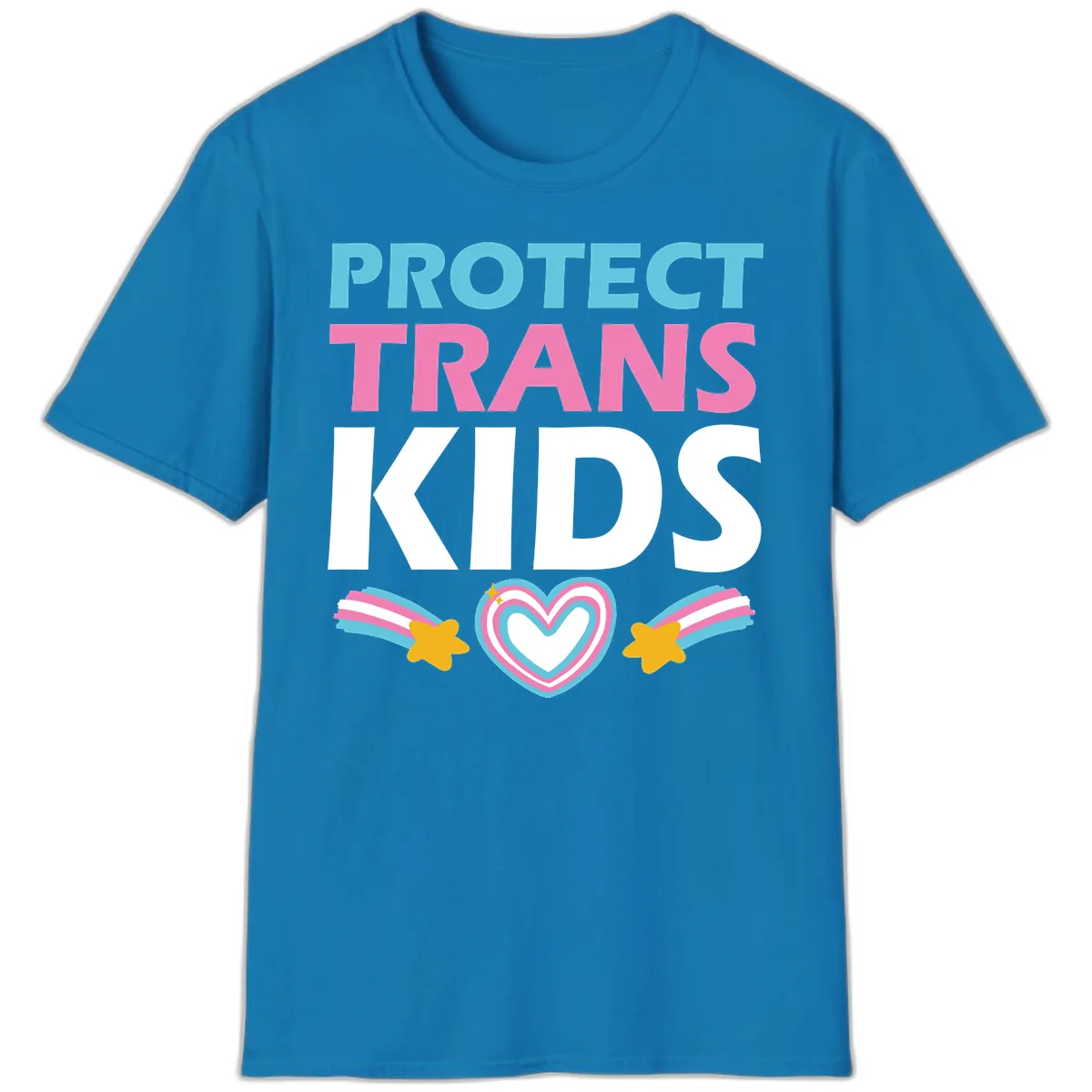 Protect Trans Kids T-Shirt in Sapphire