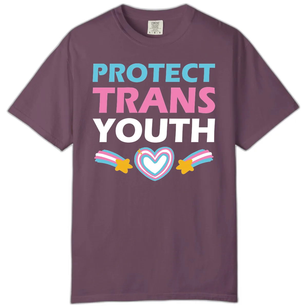 Protect Trans Youth Comfort Color in Berry