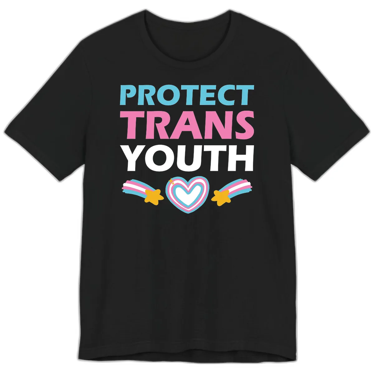 Protect Trans Youth Premium T-Shirt in Black