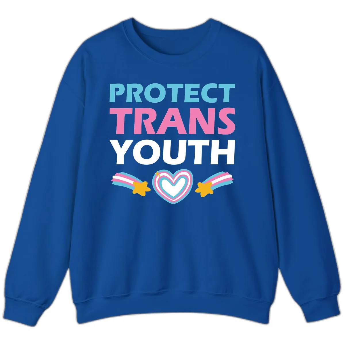 Protect Trans Youth Sweatshirt in Royal
