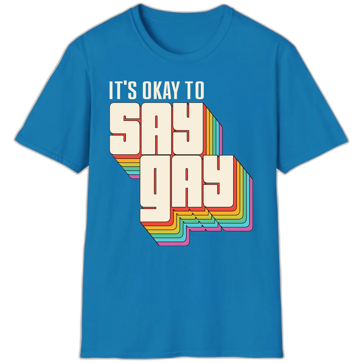 It's Okay To Sigh Out Loud T-Shirt in Sapphire