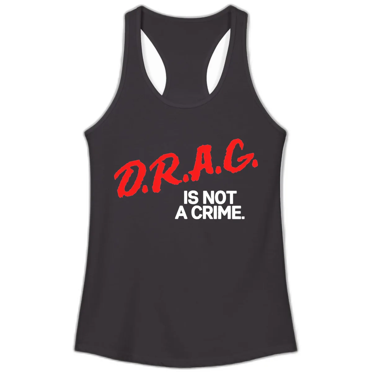 Pride Is Not A Crime Ladies Tank in Black