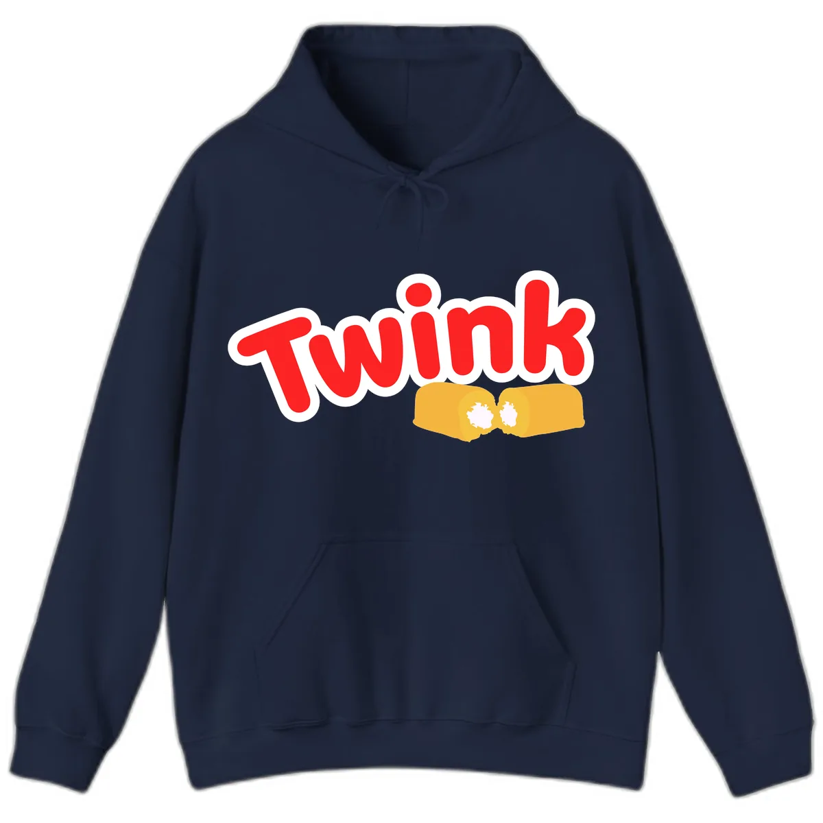 Twink Fist Bump Hoodie in Navy