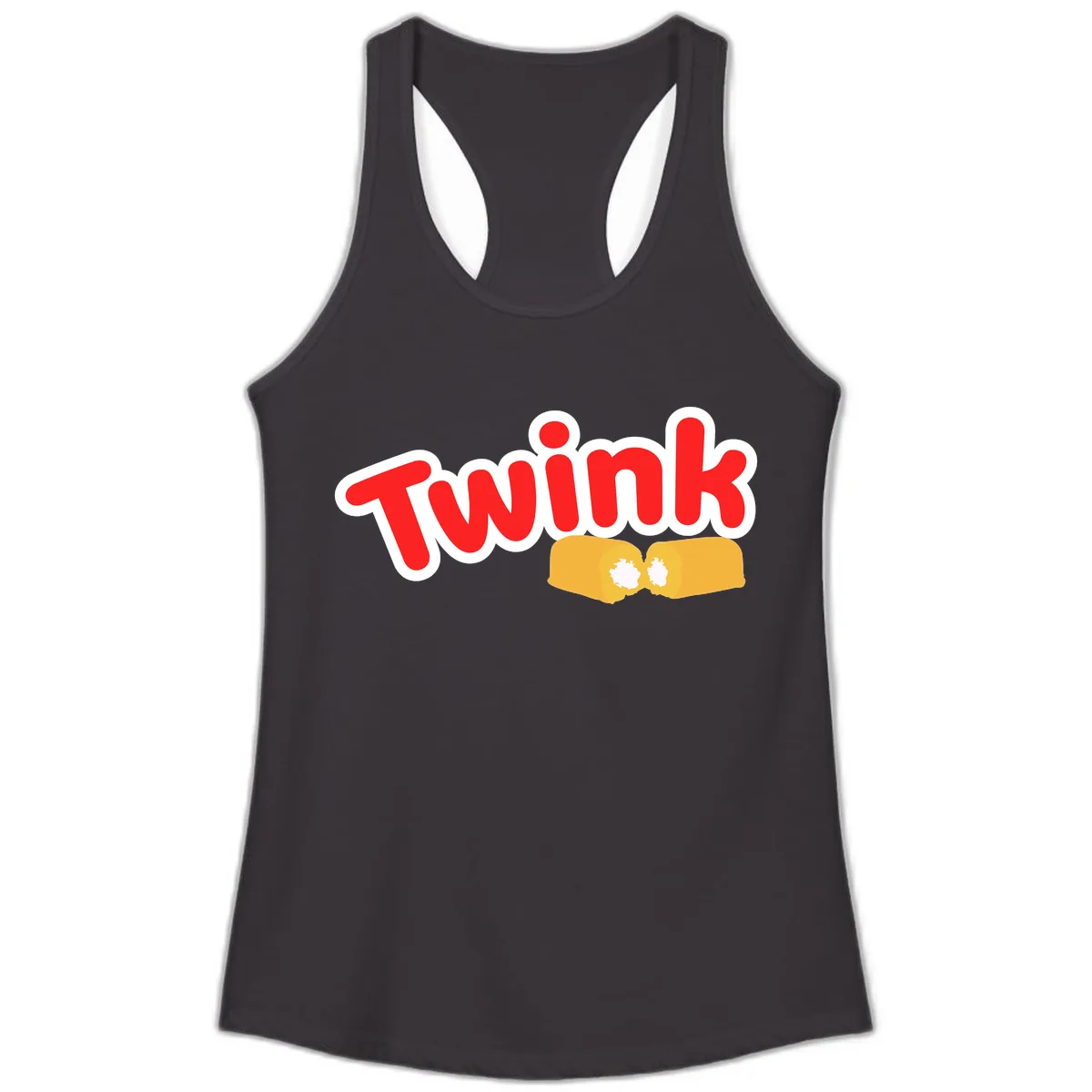 Twink Fist Bump Ladies Tank in Black